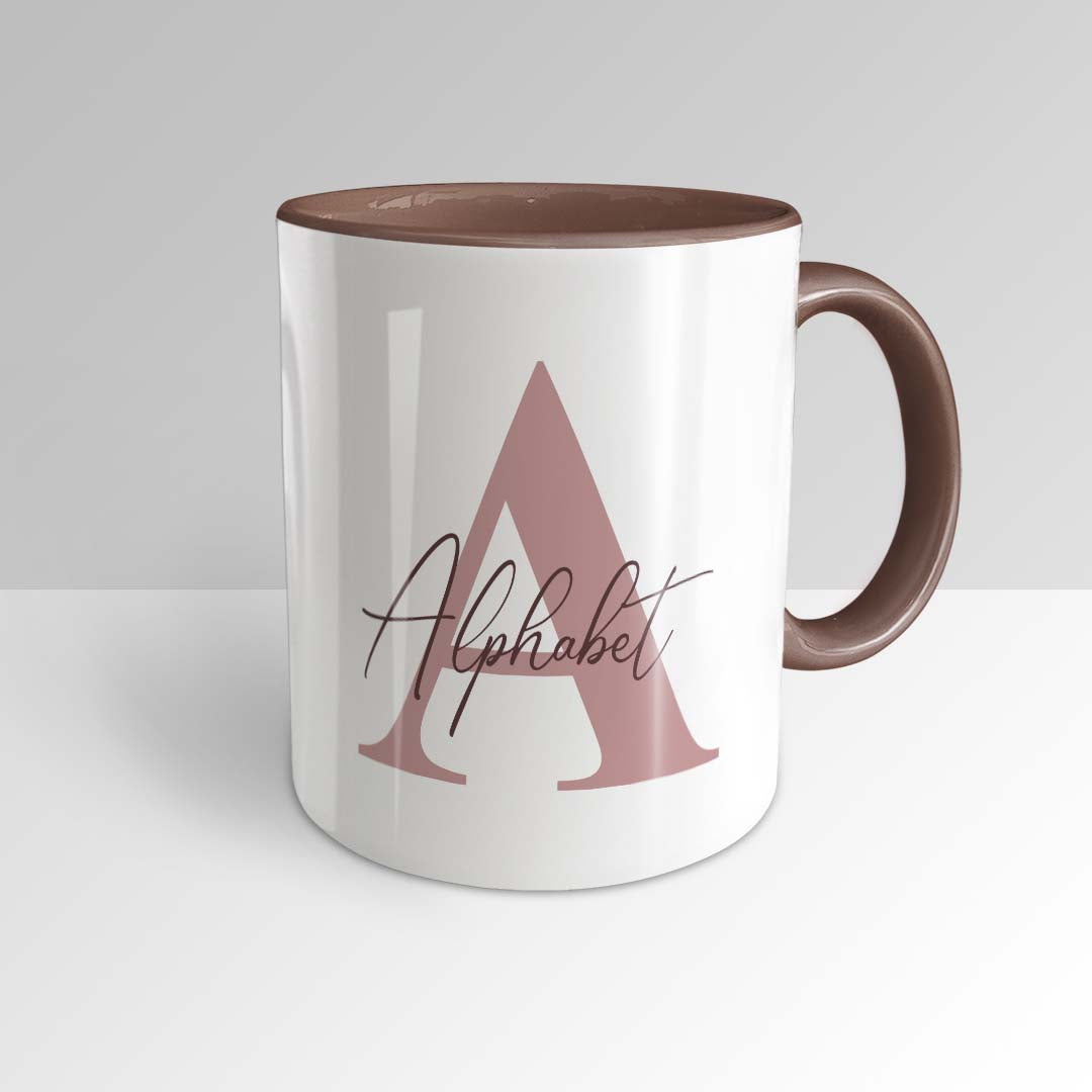 Alphabet Initial Name Mug