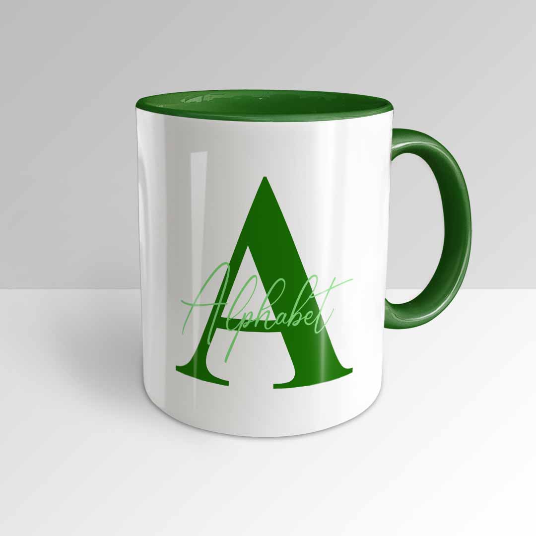 Alphabet Initial Name Mug