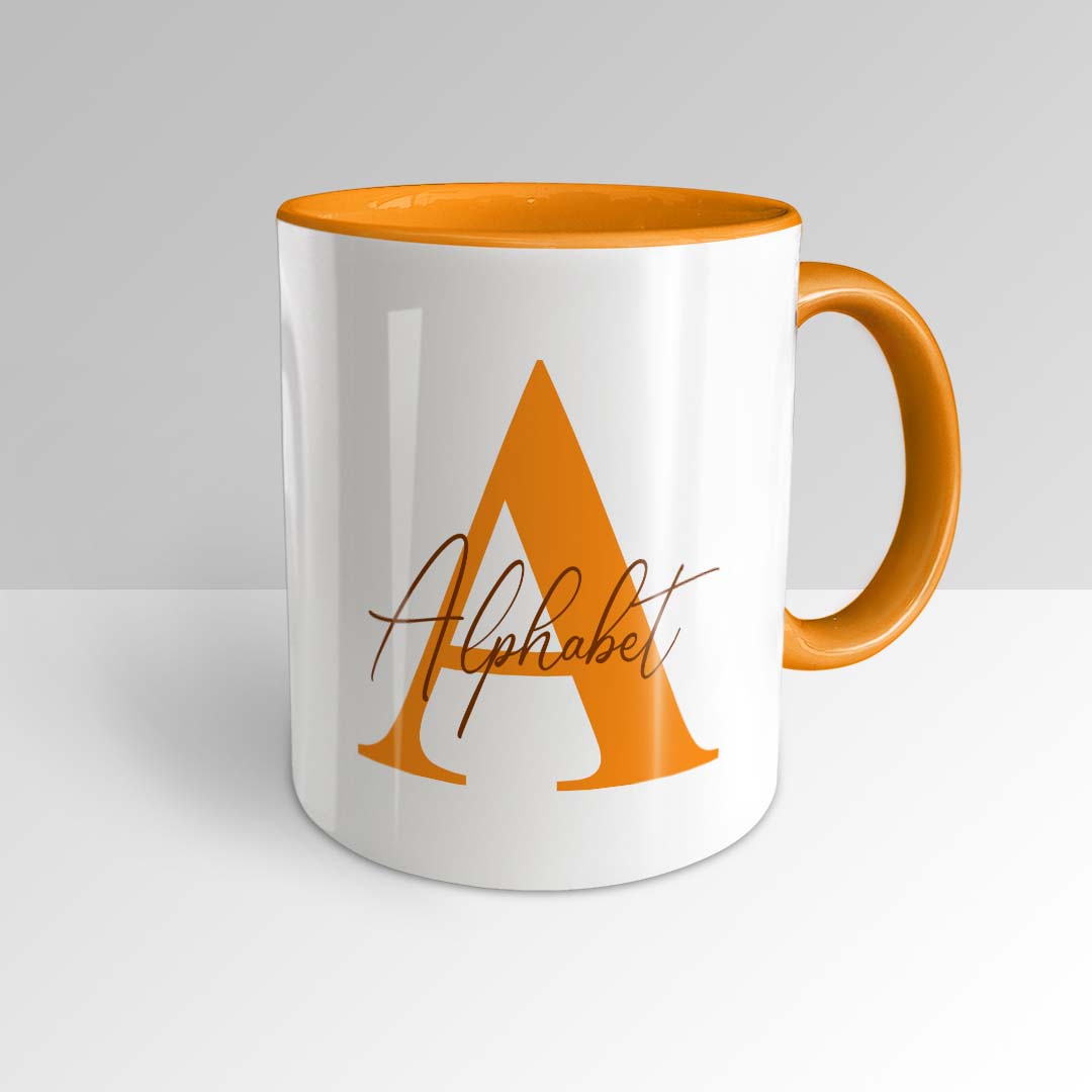 Alphabet Initial Name Mug