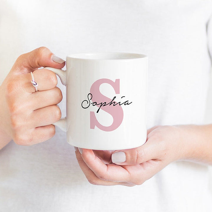 Alphabet Initial Name Mug