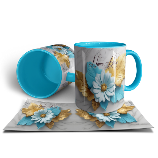 Bouquet Flowers Art Mug