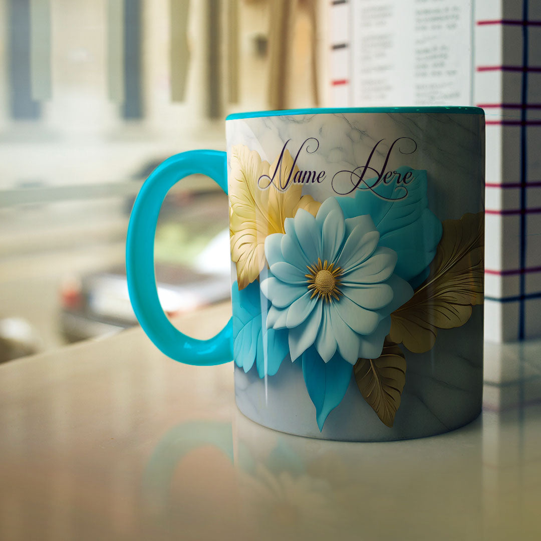 Bouquet Flowers Art Mug