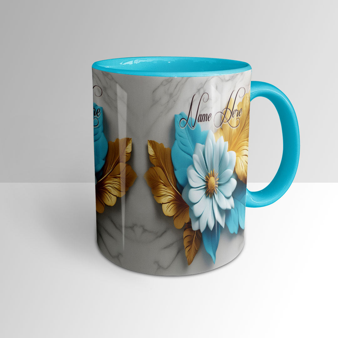 Bouquet Flowers Art Mug