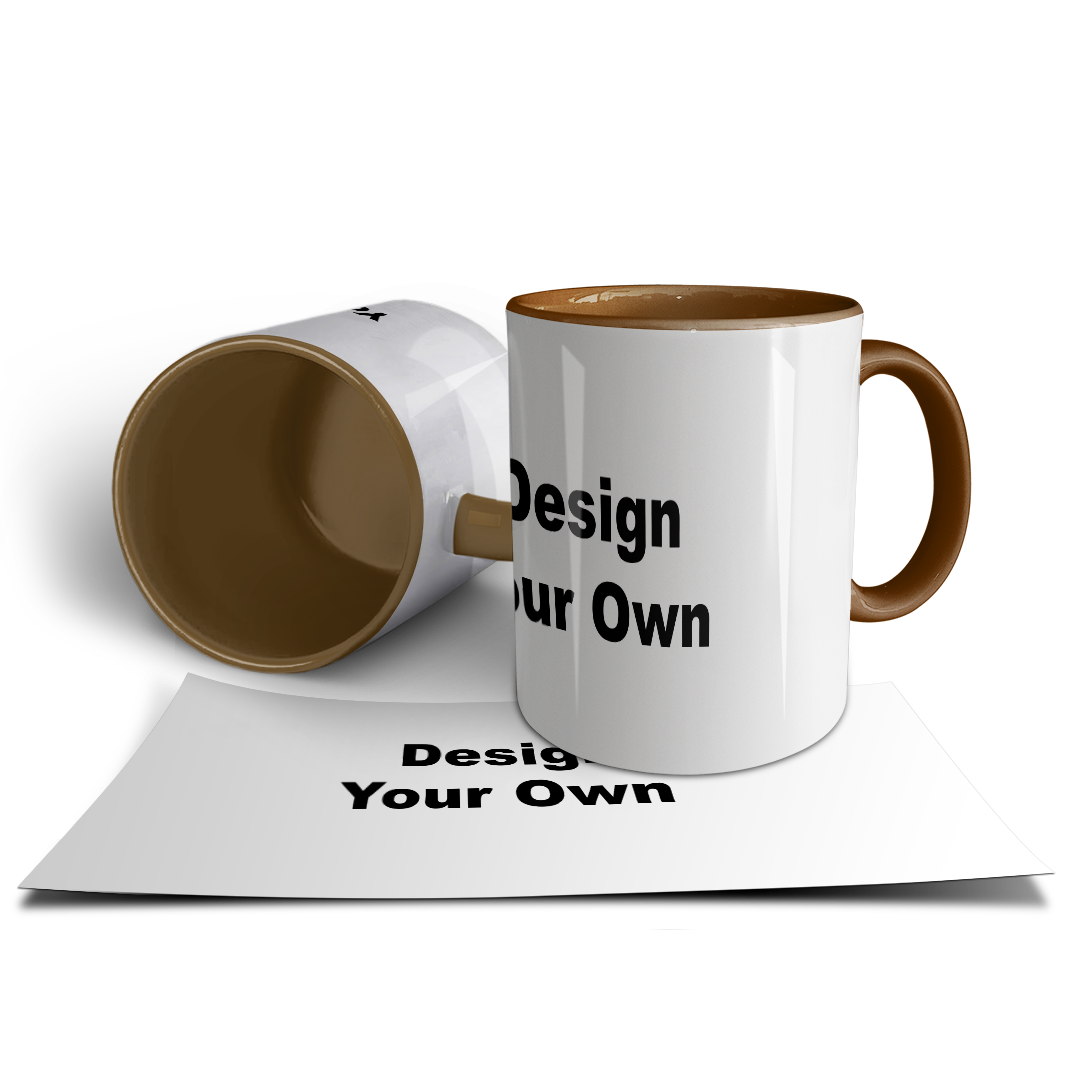 Design Your Own Mug – Custom Photo & Text Print | Multi-Color Options
