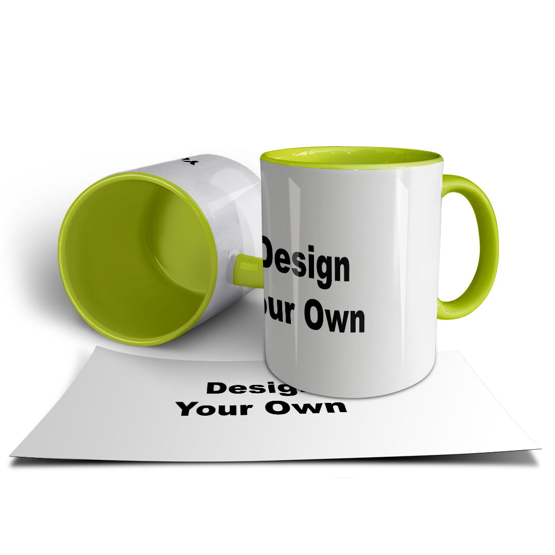 Design Your Own Mug – Custom Photo & Text Print | Multi-Color Options
