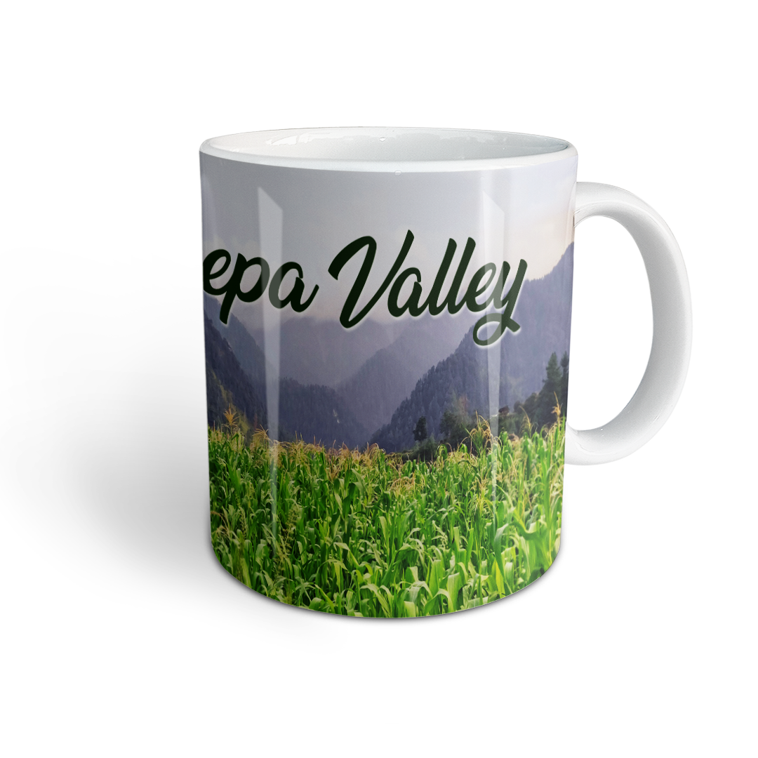 Leepa Valley - Azad Kashmir – Scenic Travel Mug (with Location QR)