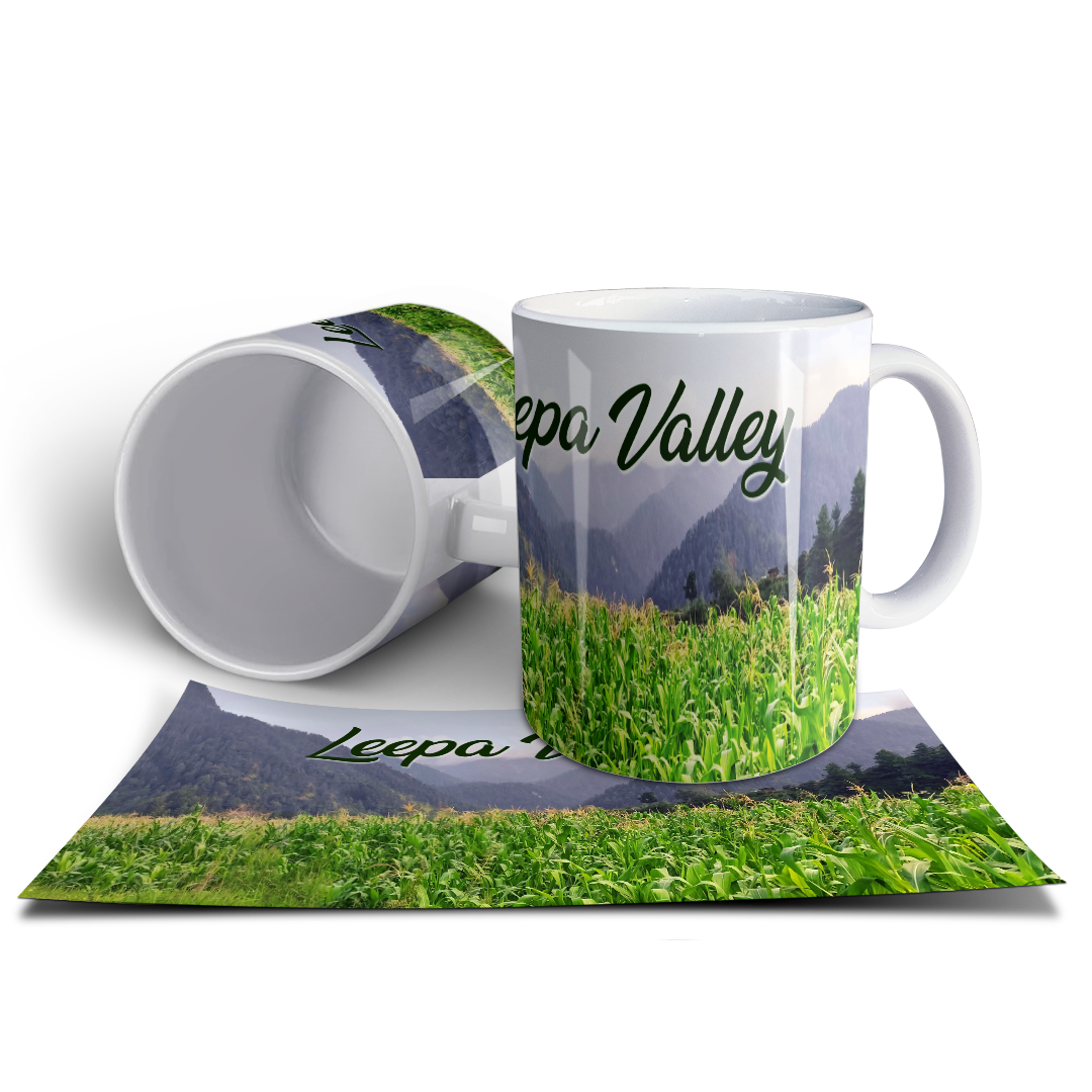 Leepa Valley - Azad Kashmir – Scenic Travel Mug (with Location QR)