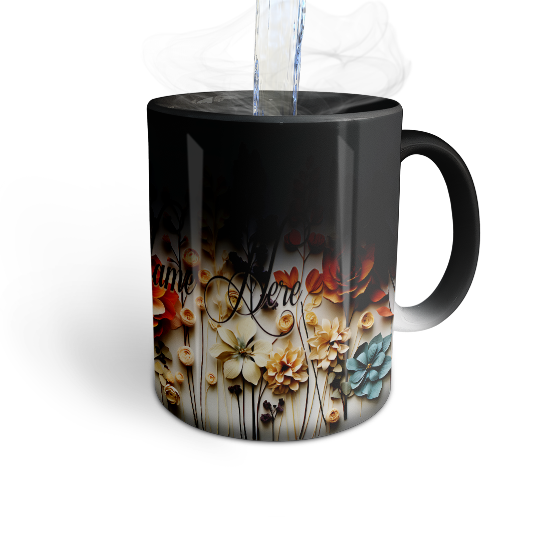 Paperbloom Floral Art Mug