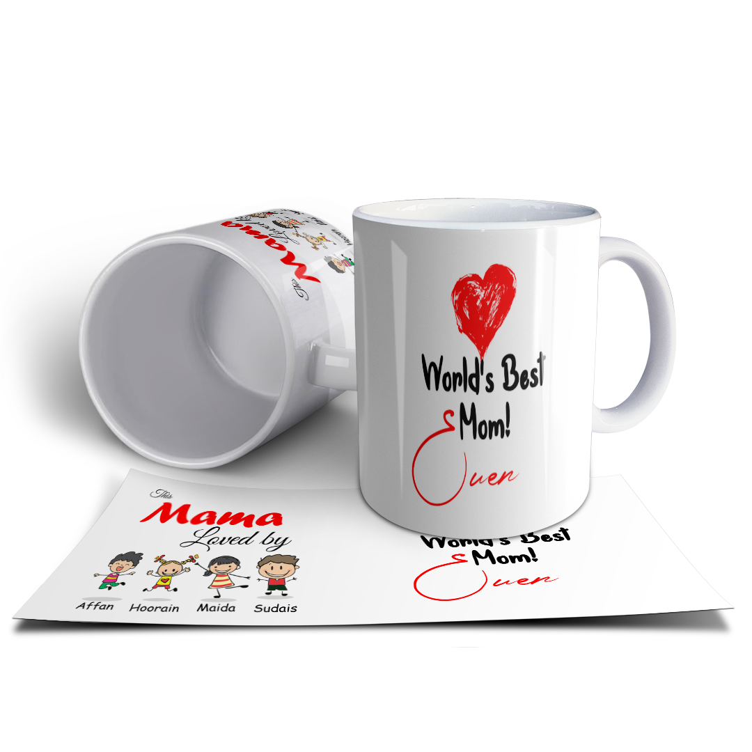 This Mama Loved by - Family Mug