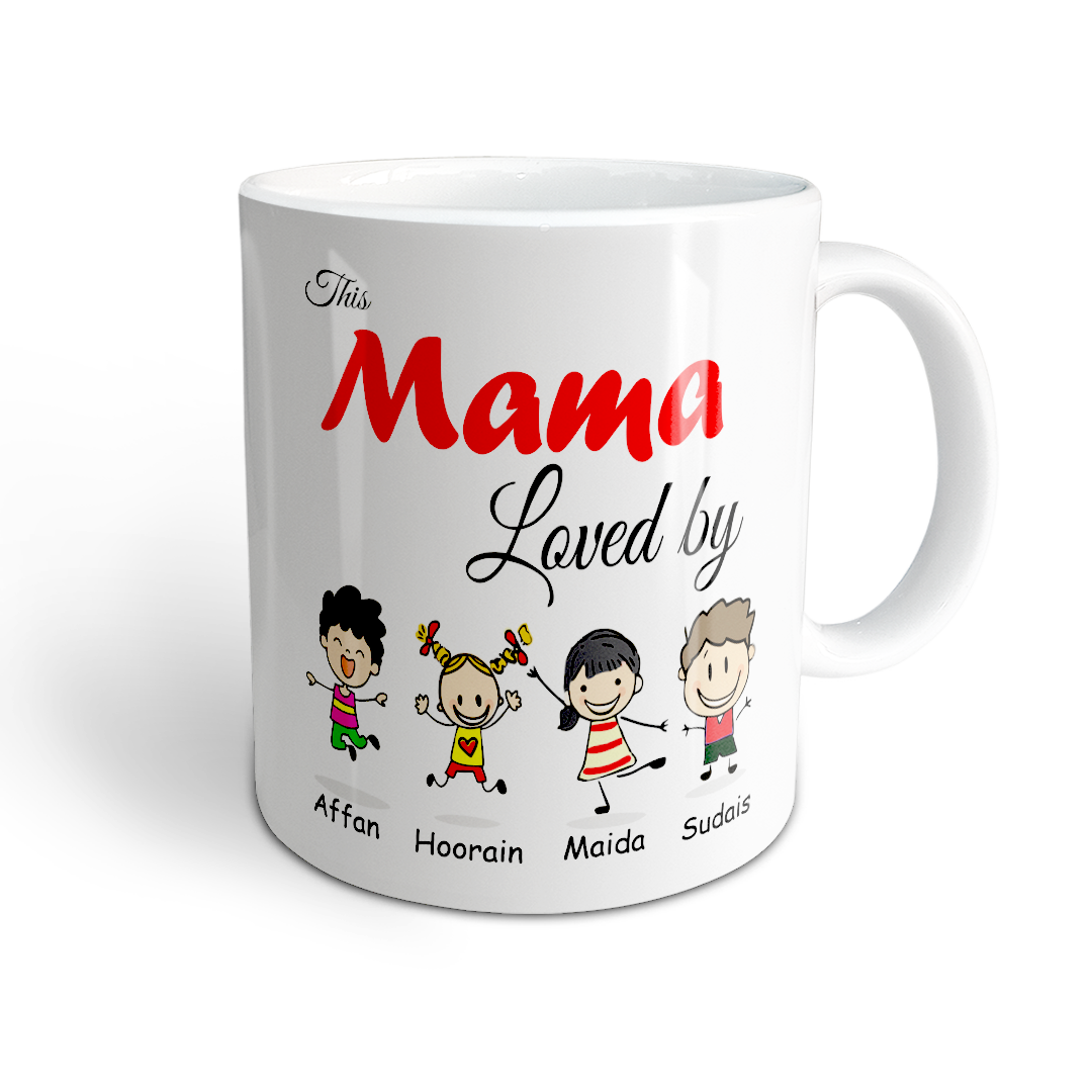 This Mama Loved by - Family Mug
