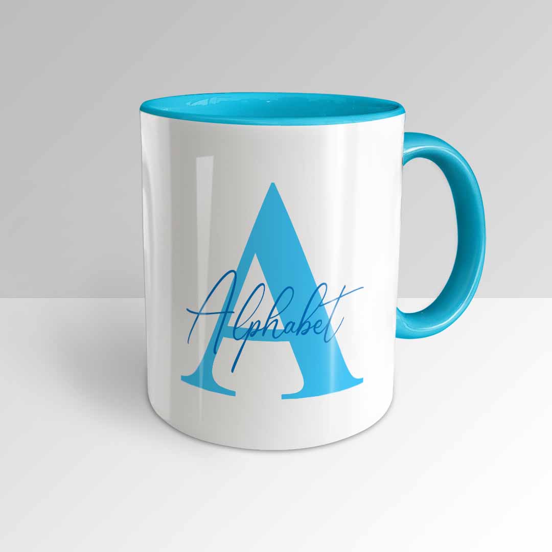 Alphabet Initial Name Mug