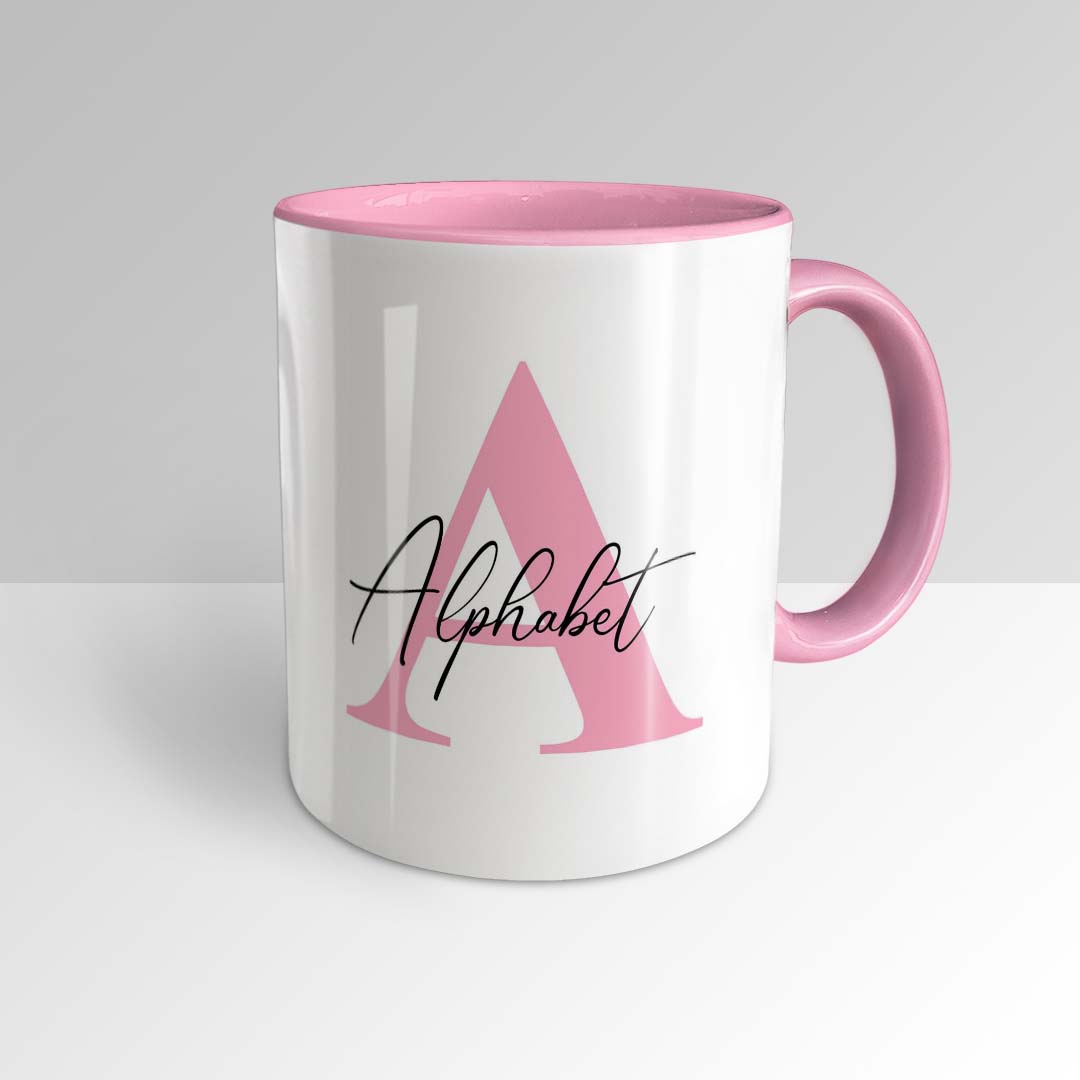 Alphabet Initial Name Mug