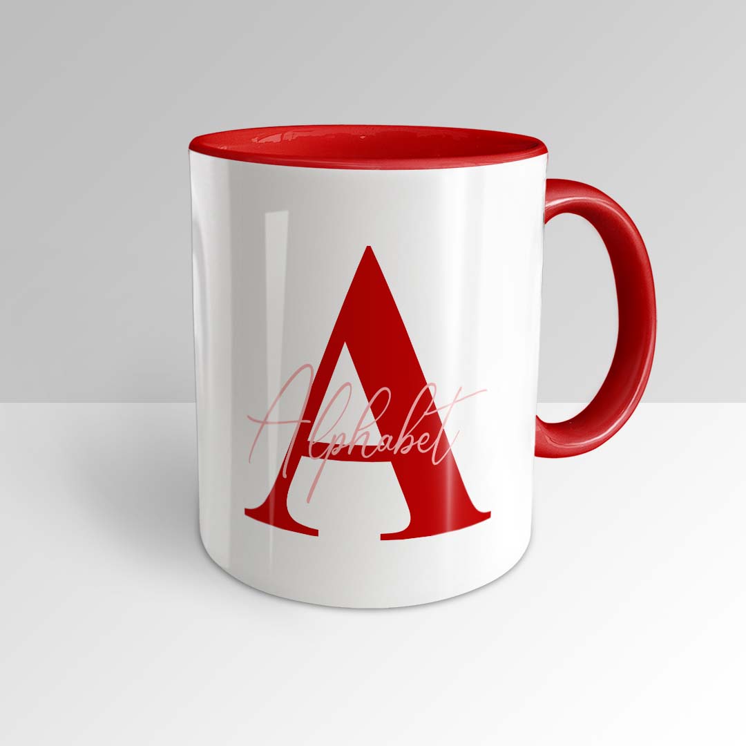 Alphabet Initial Name Mug