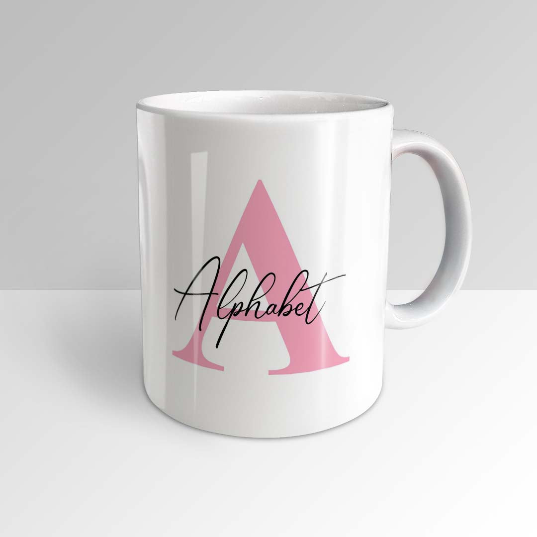 Alphabet Initial Name Mug