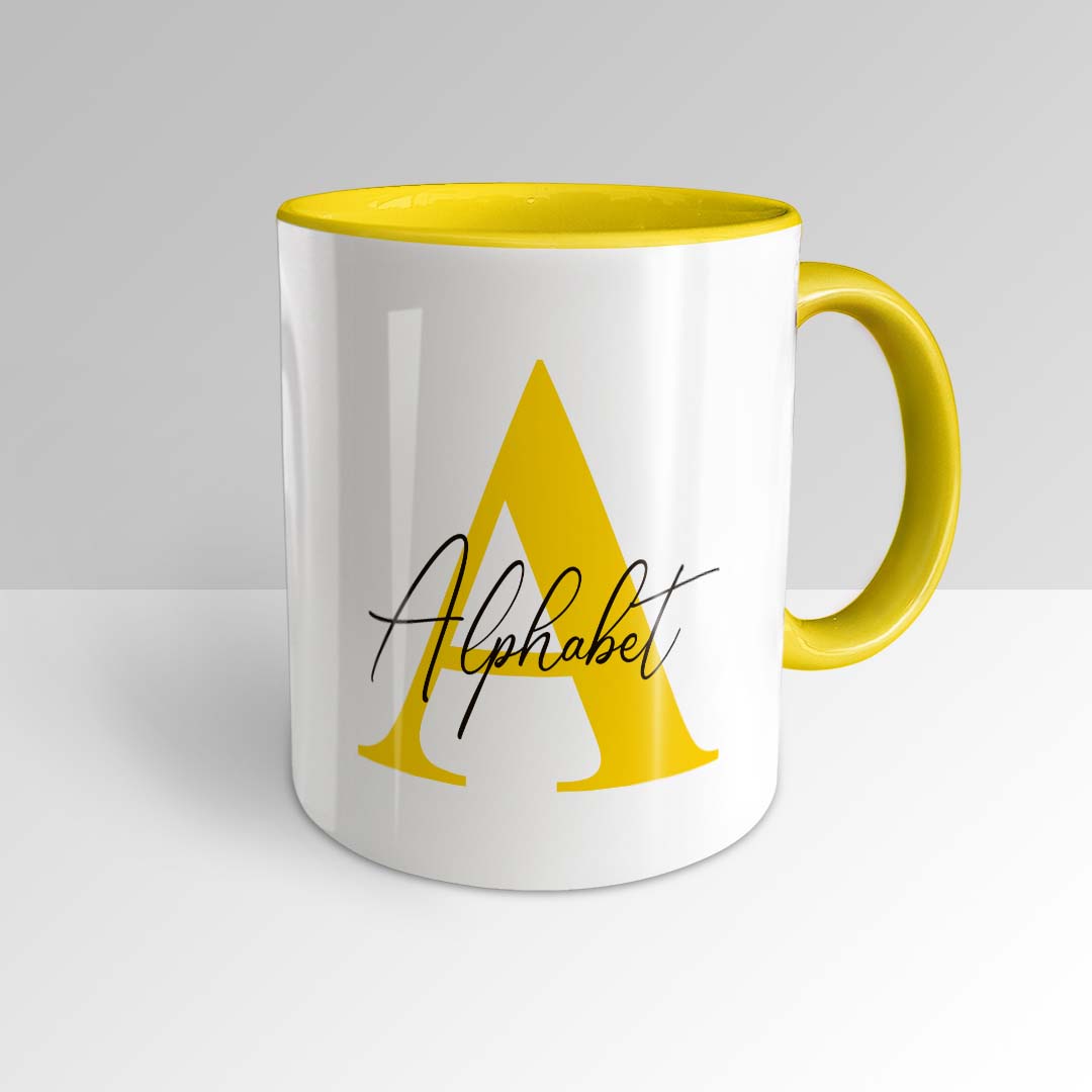 Alphabet Initial Name Mug