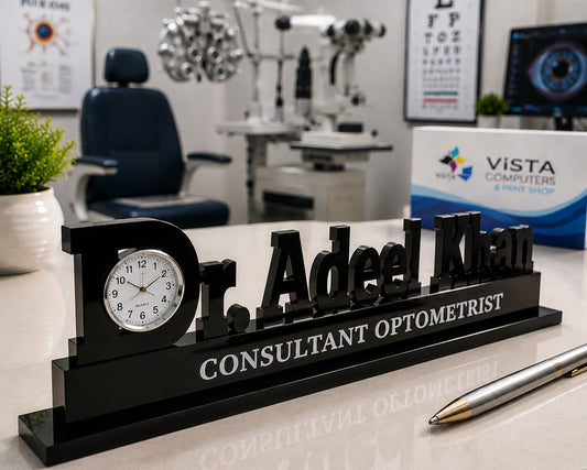 Doctor Name Table Clock - 4