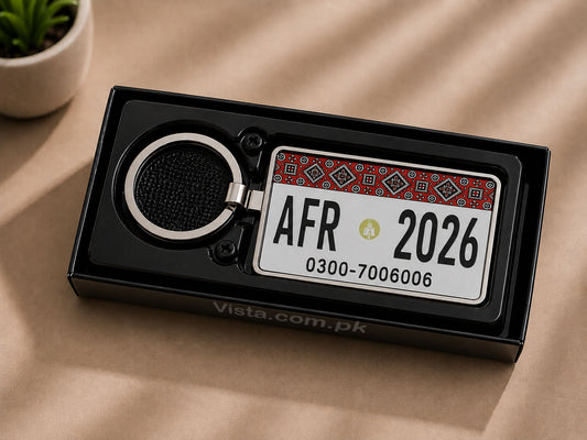 Sindh Number Plate Keychain